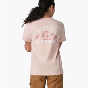 NEW Dickies Pink Tee. Size Small